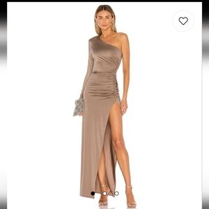 Michael Castello x REVOLVE Gilly Maxi Dress in Taupe